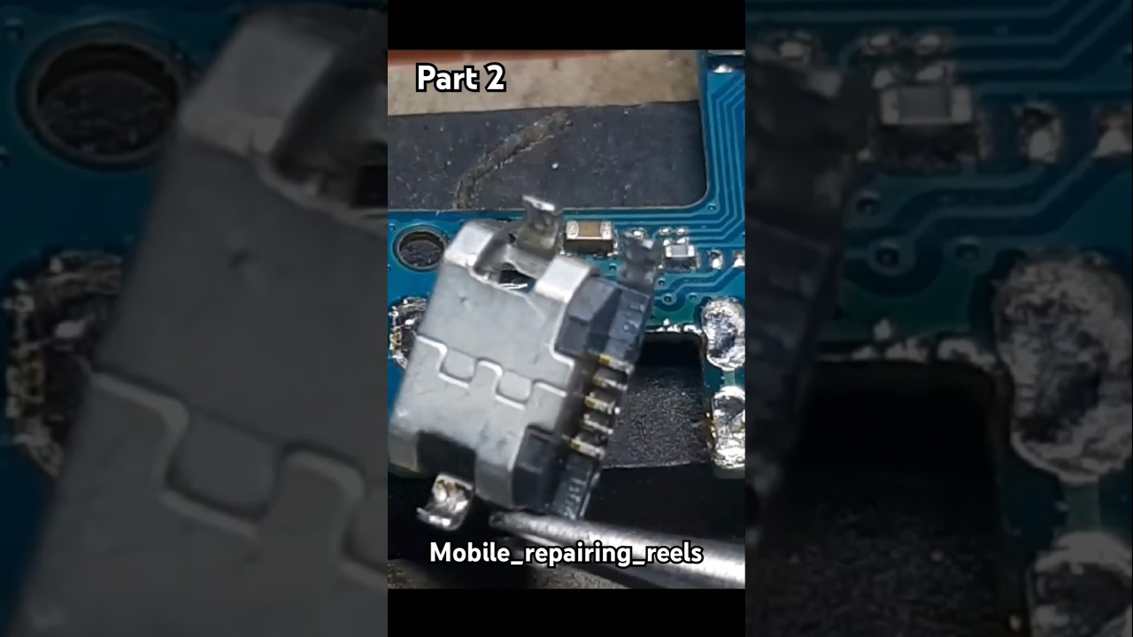 Part 2 Redmi Charging Port Repair #mobilerepairingreels #redmirepair #shorts #yt