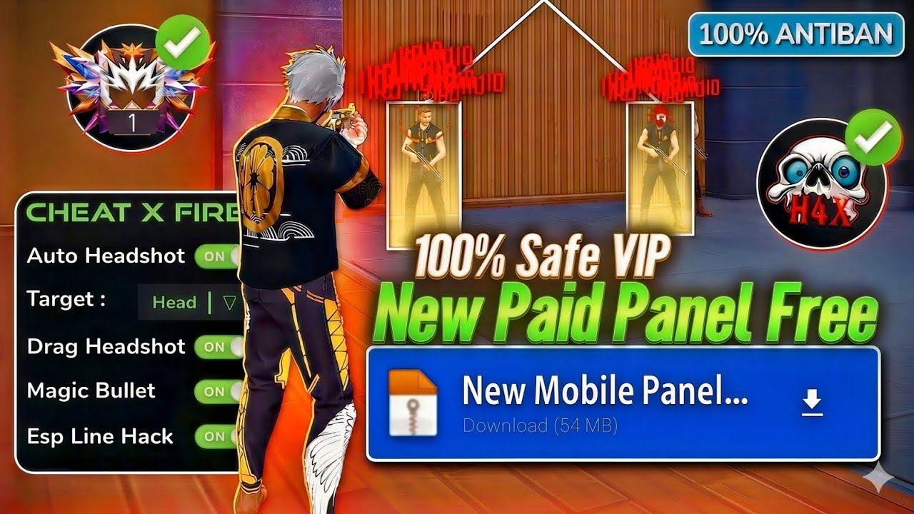Ob54 Free Fire Panel Mobile 🔥 FF Antiban Panel | Free Fire Hack New 😈 FF Injector 2026 | MIUI File