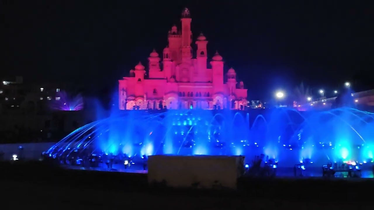 Musical fountain & light show at Chambal Riverfront,Kota #crf #kotacity #lightshow #musicalfountain