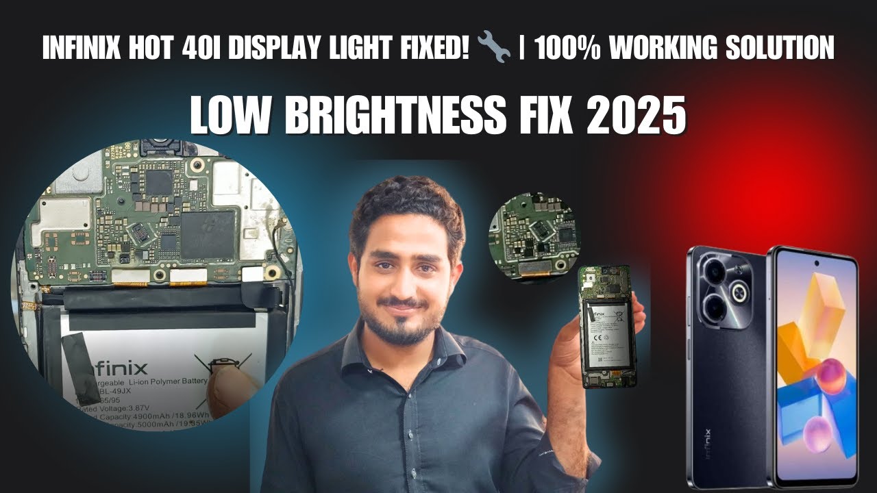 Infinix Hot 40i Display Light Fixed!