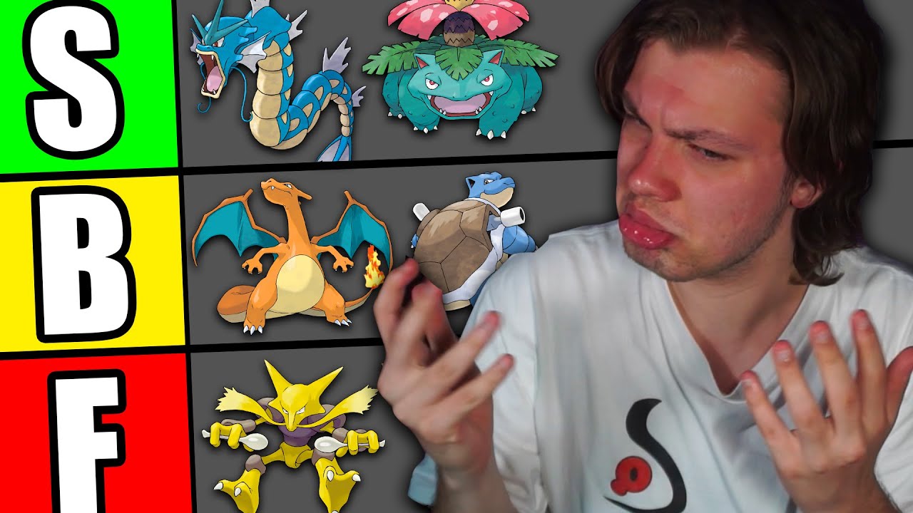 Valuto TUTTI i POKÉMON di PRIMA GENERAZIONE più FORTI - Tier List