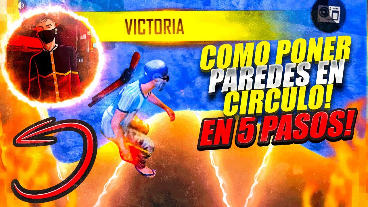 COMO PONER PAREDES 360º EN 5 SENCILLOS PASOS…😍 - FREE FIRE | Ángel v’o.