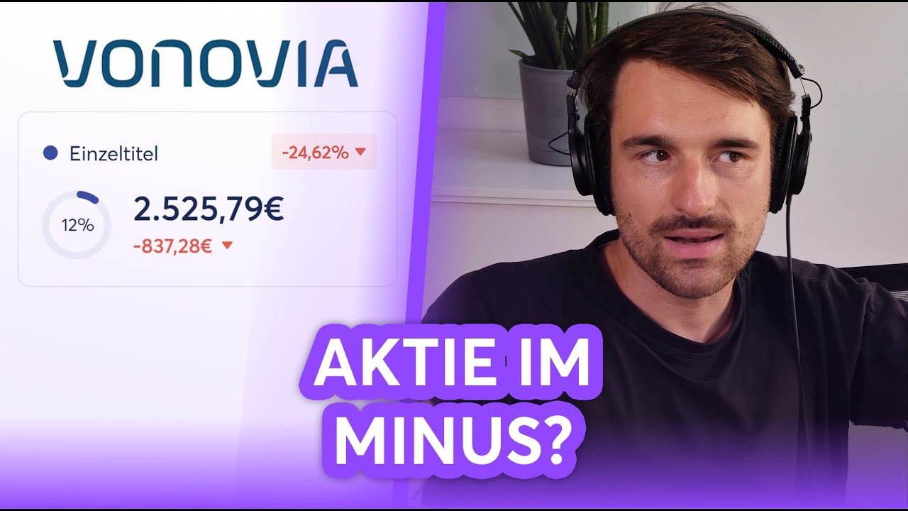 Was tun mit Aktien im Verlust? Student kauft Vonovia Dip | Finanzfluss Live Portfolio