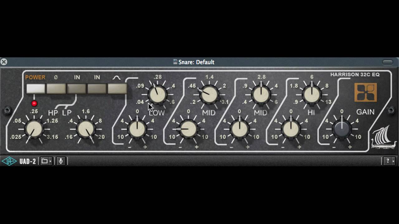 Harrison 32C EQ Plug-In for UAD