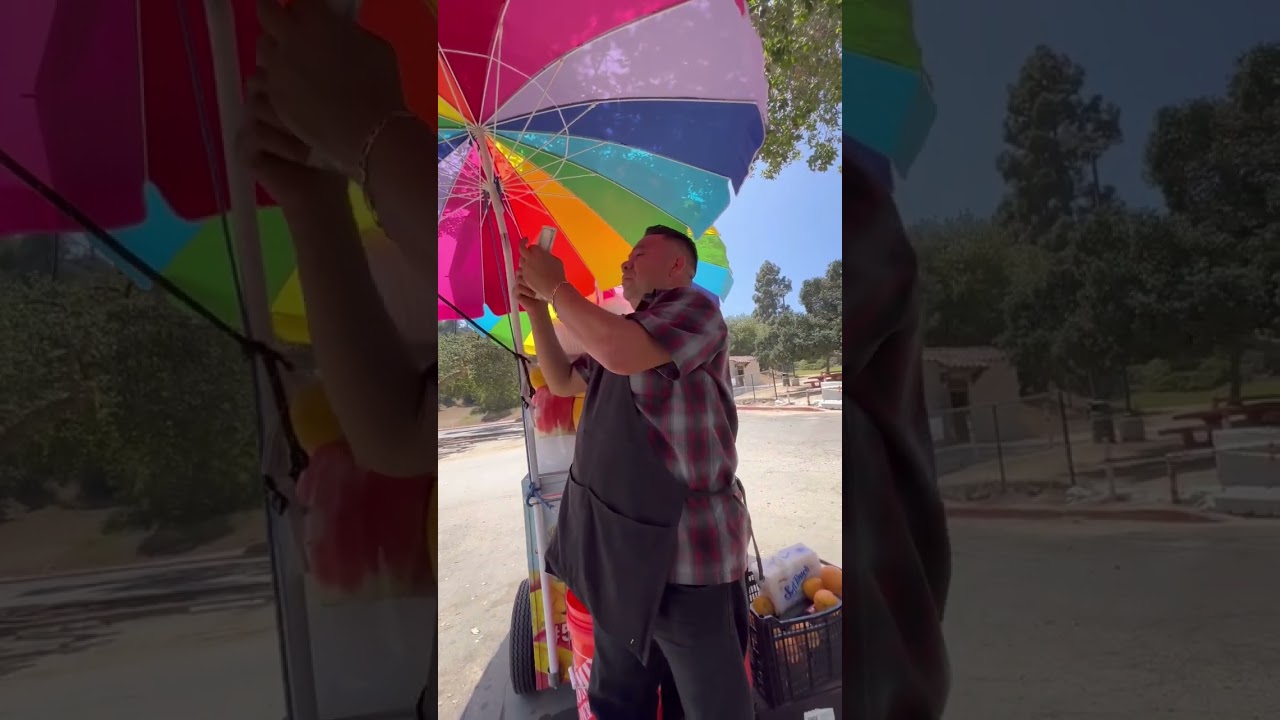 Surprising a fruit vendor with $1,000 🥹