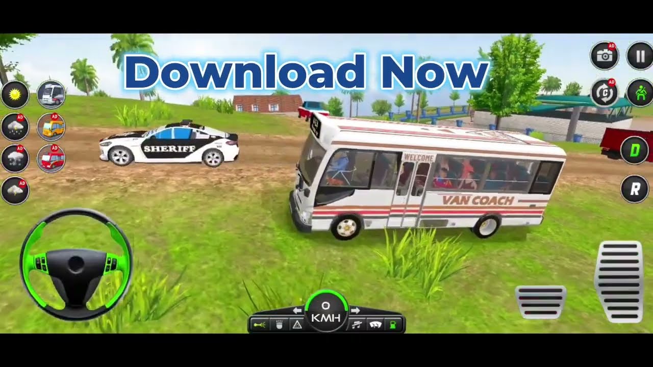 Offroad Van Driving Game Simulator 3D Gameplay