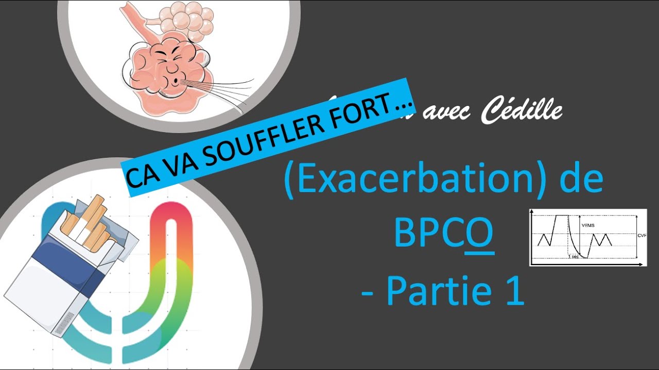 Urgences - la lecon avec cedille - BPCO p1 diagnostic 😤🌬️