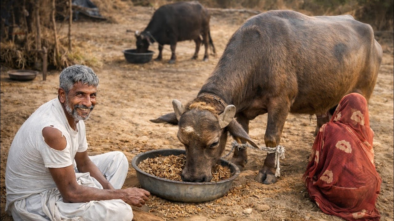 Ghar Par 4 Bhains 🐃 | Doodh Hi Doodh 😍 | Village Life Vlog #villagevlog #vlog #minivlog #india 
