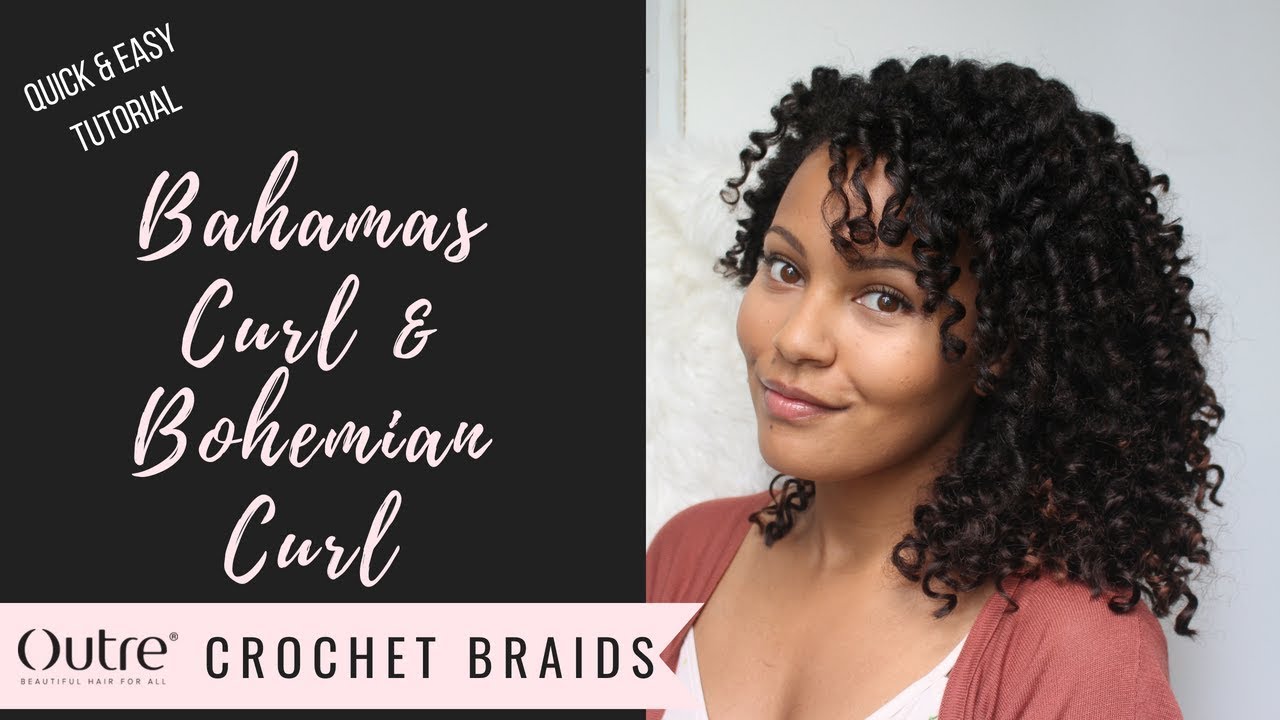 Crochet Braids Tutorial - Outre Bohemian & Bahamas Curl Mix \\ Simply Stasia