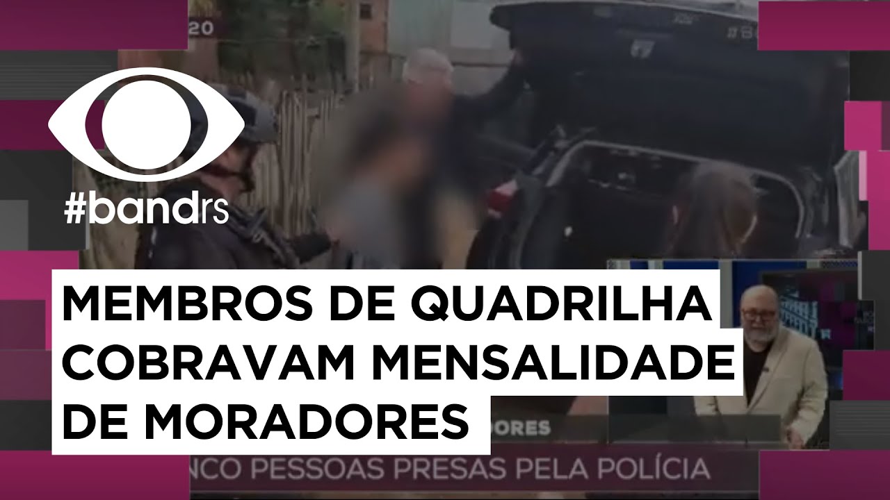 Operação da polícia: quadrilha extorquia moradores de viamão