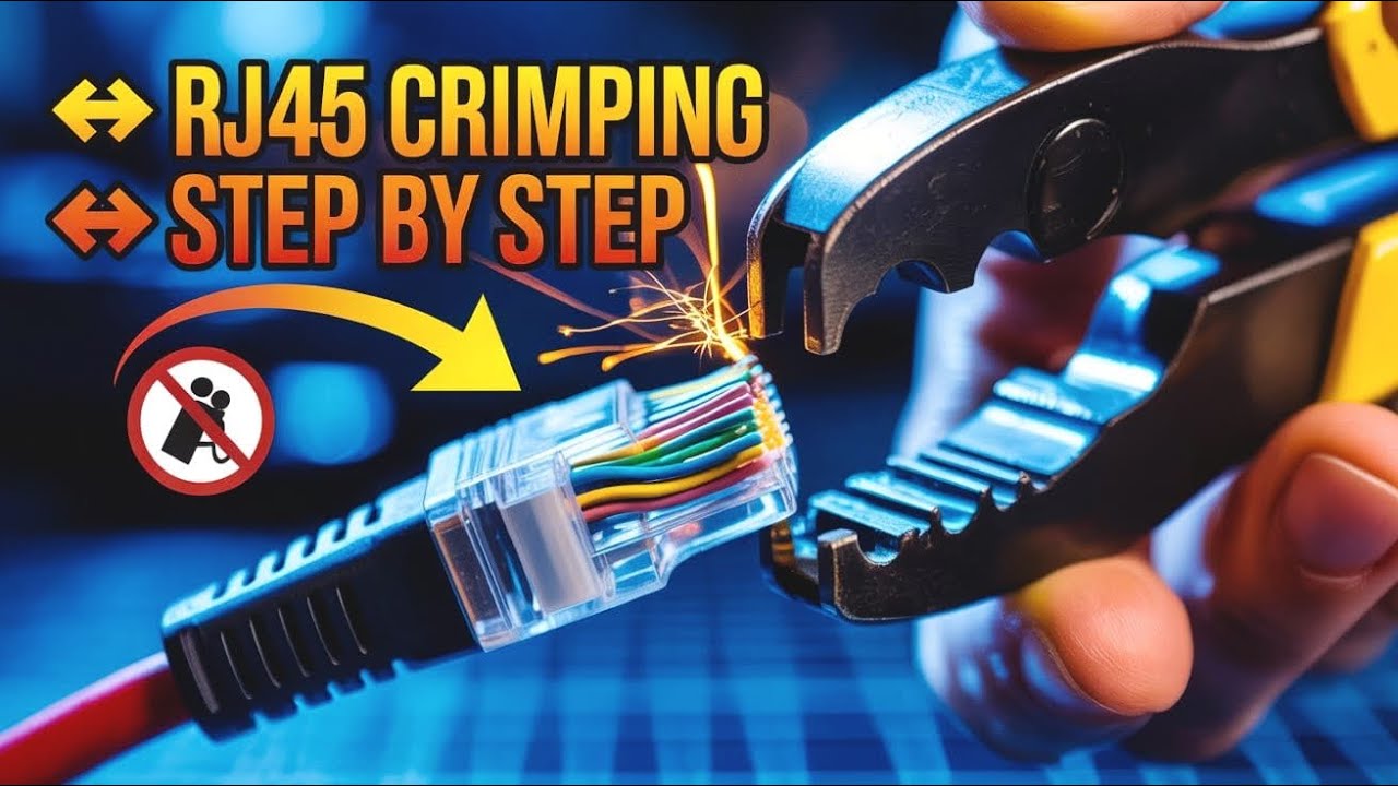 🛠️ RJ45 Crimping Tutorial for Beginners | Make LAN Cable Easily 😎