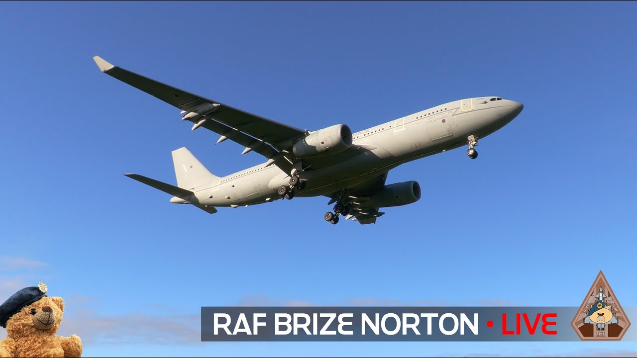 Monday Live Show  • RAF Brize Norton Home of the Voyager, A400M, C130J & C17 27.02.23 #rafcareers
