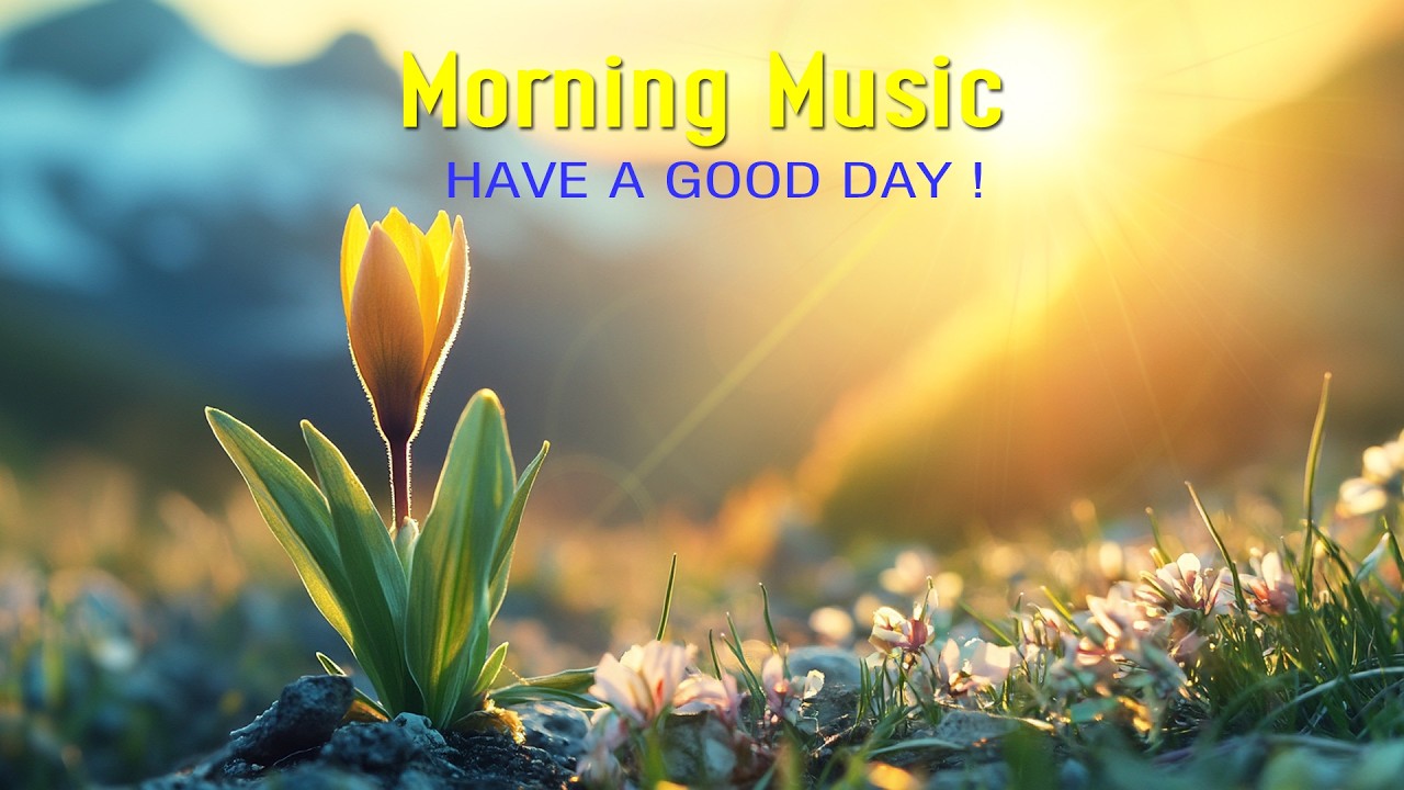 GOOD MORNING MUSIC - Wake Up Happy & Therapy Stress Relief - Morning Meditation Music To Relaxation