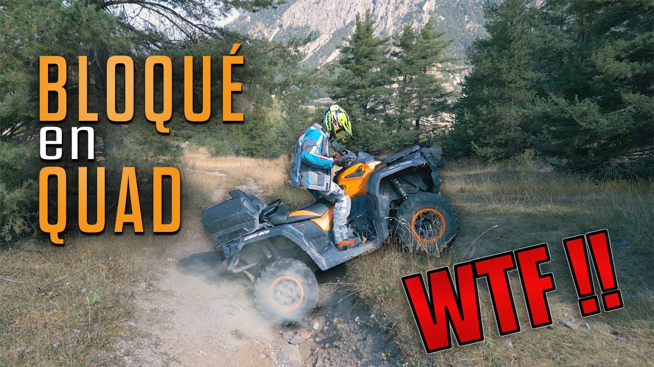 QUAD bloqu&eacute;, on utilise le treuil❗ | 4K