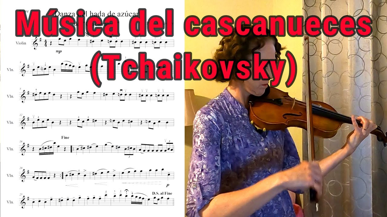 Danza del hada de azúcar/Sugar Plum fairy -violin