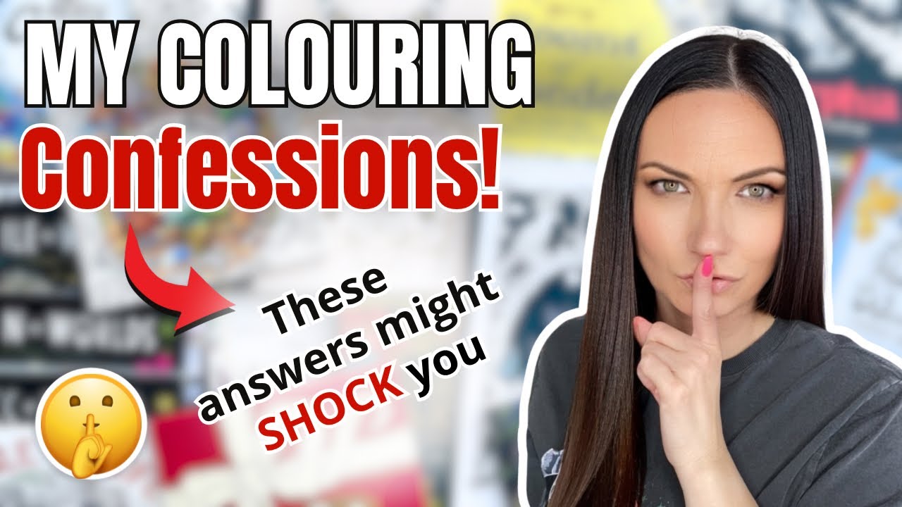 My Colouring Confessions Tag! 🤫 What I Really Think About My Colouring Books | Tag