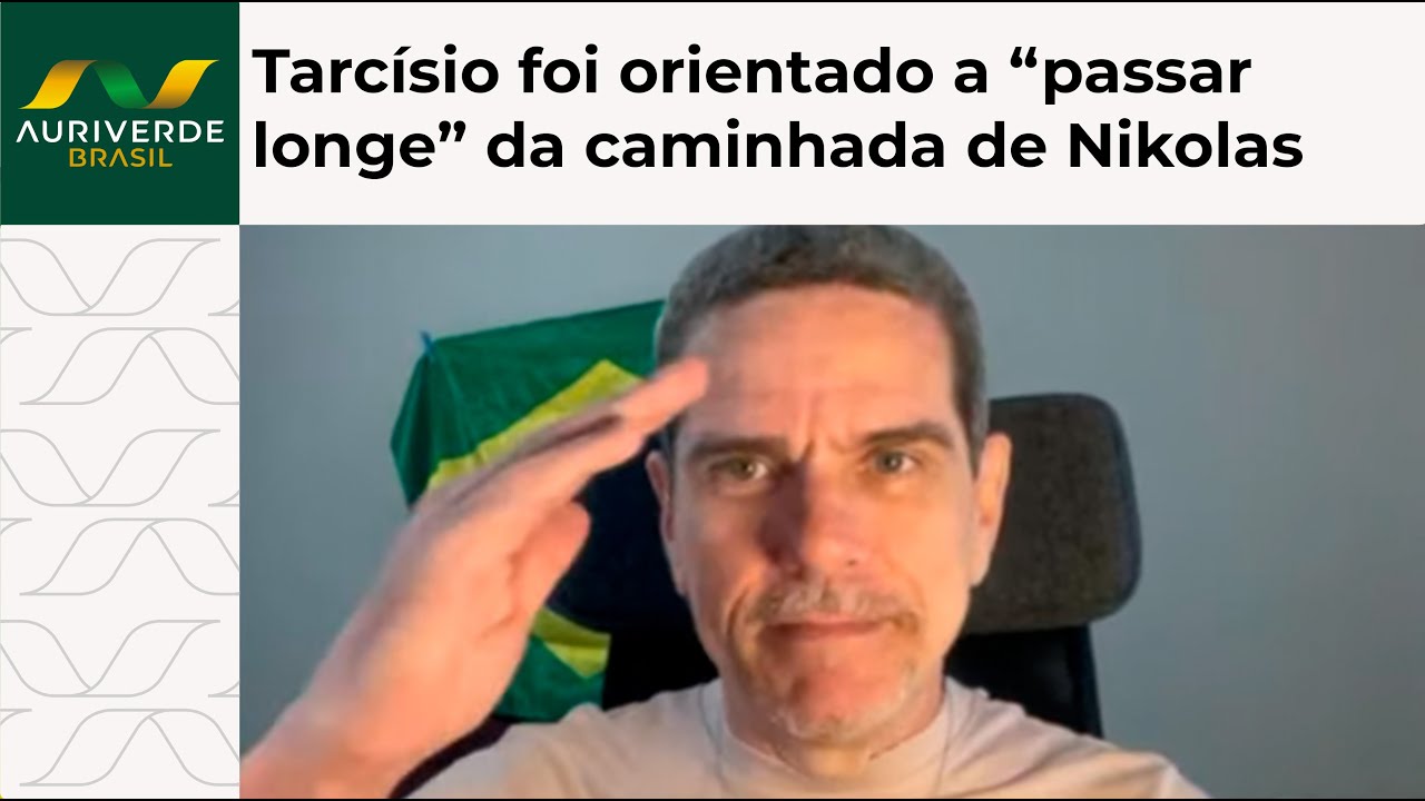 Didi Red Pill: Tarcísio foi orientado a “passar longe” da caminhada de Nikolas