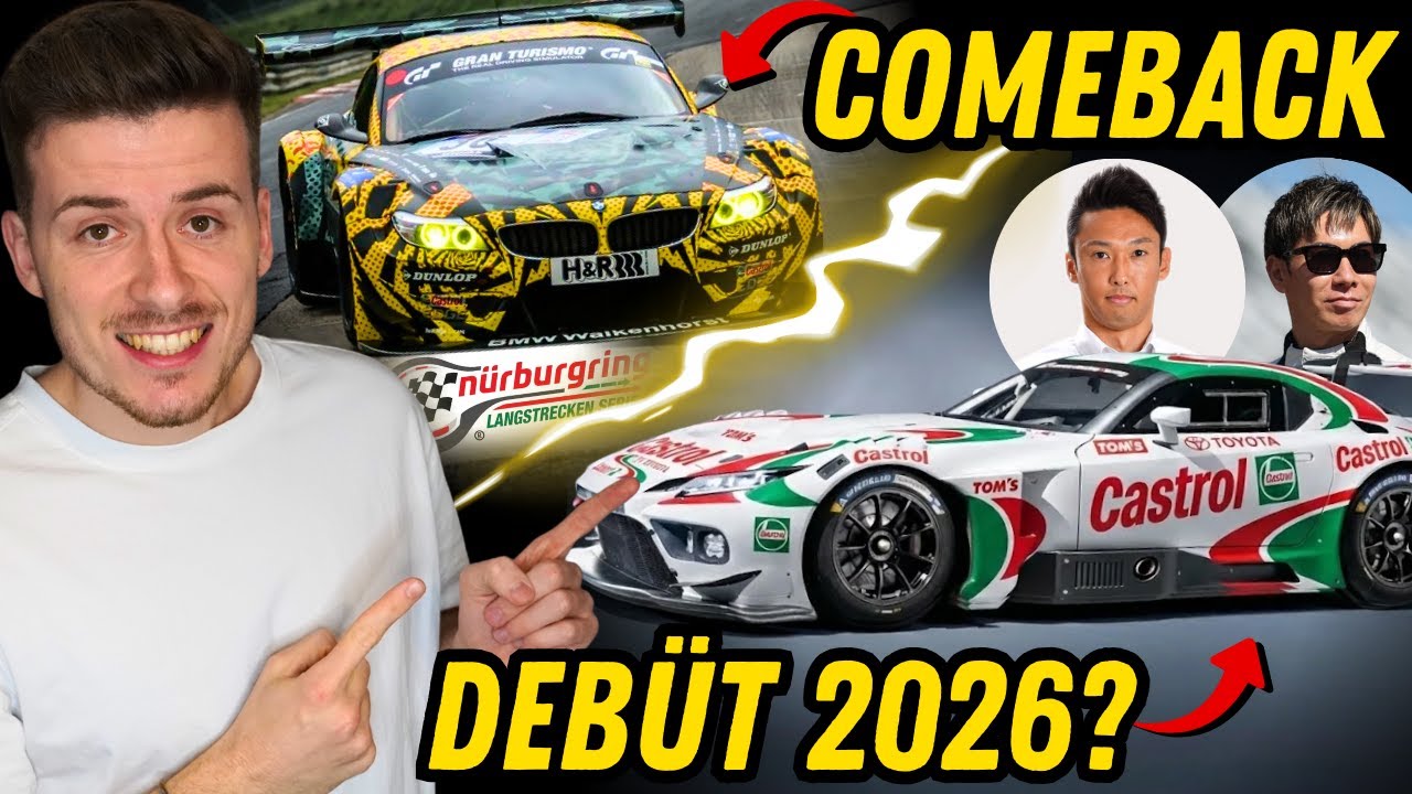 NLS 2026: BMW Z4 GT3 Comeback, Toyota GT3 Debüt und das Falken Aus?!