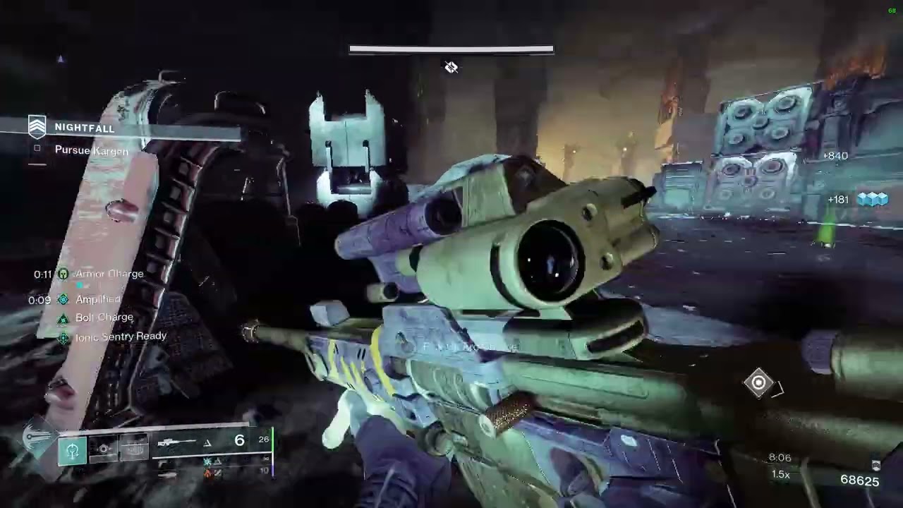 ROG Ally X Destiny 2 Solo Expert Nighfall Arc Warlock 1080p 30w