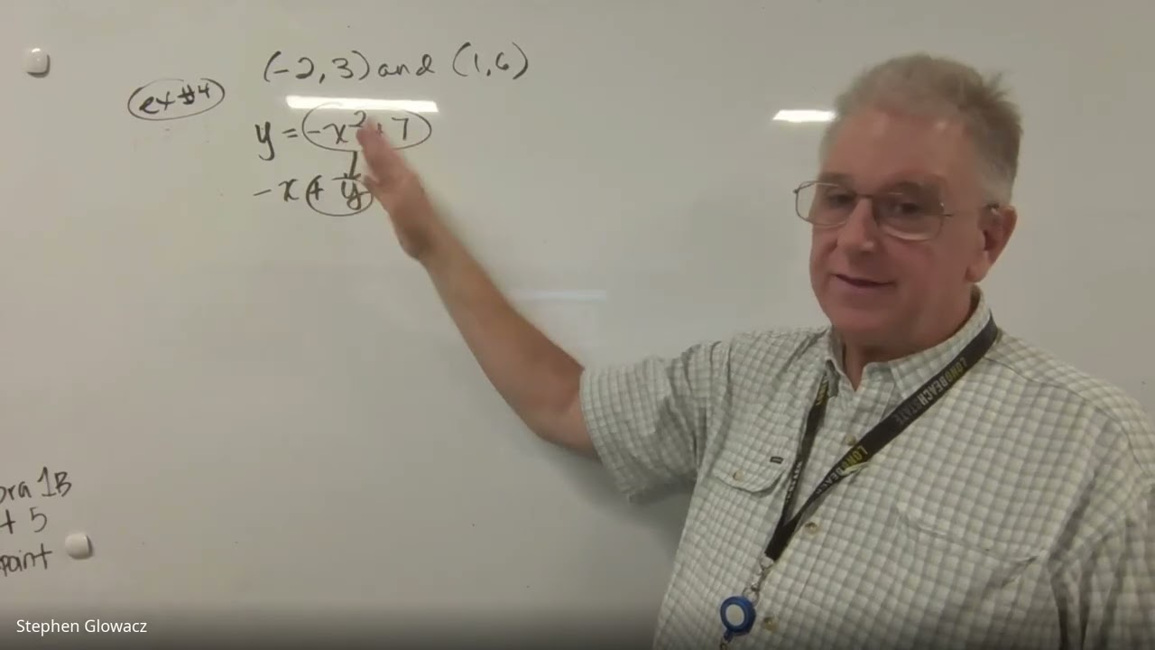 Algebra 1B, Credit 5, Credit Checkpoint