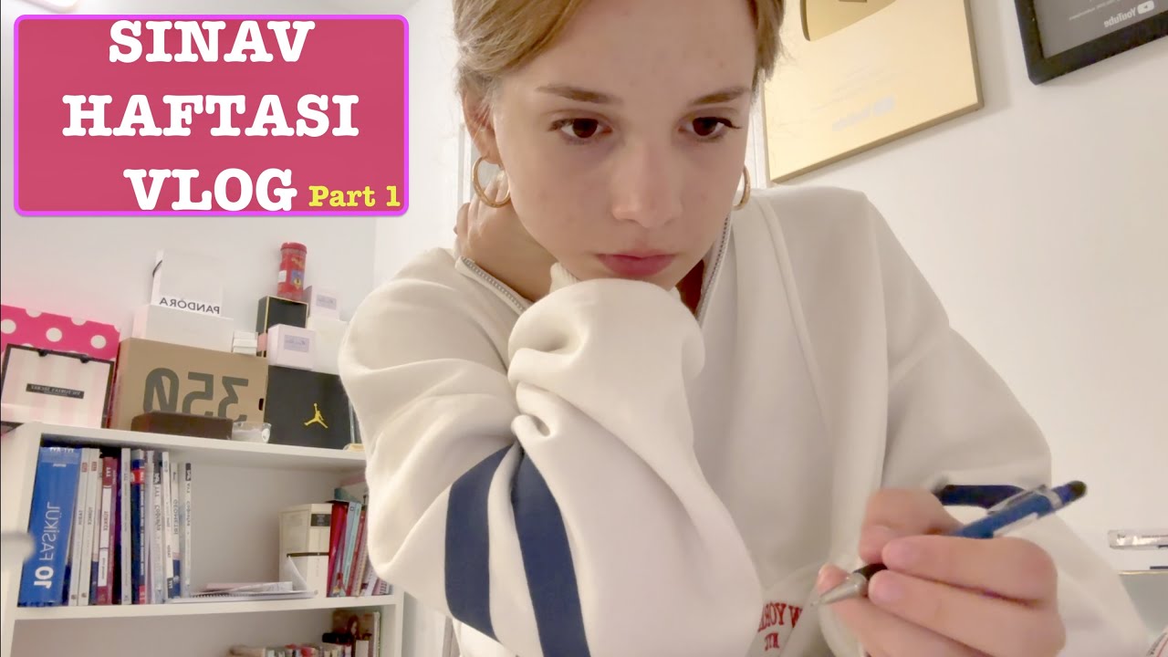 Sınav Haftası Vlog Part 1. Ecrin Su Çoban 2023
