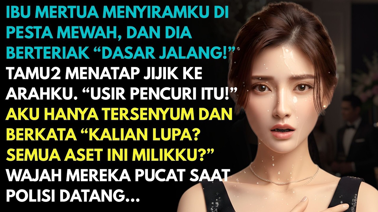 IBU MERTUA MENYIRAMKU DENGAN AIR DAN MENGHINAKU DIDEPAN SEMUA ORANG - TAPI DIA LANGSUNG PUCAT SAAT..