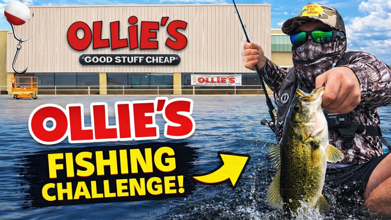 We Only Used Ollie’s Bargain Outlet Lures… Bass Fishing Challenge!