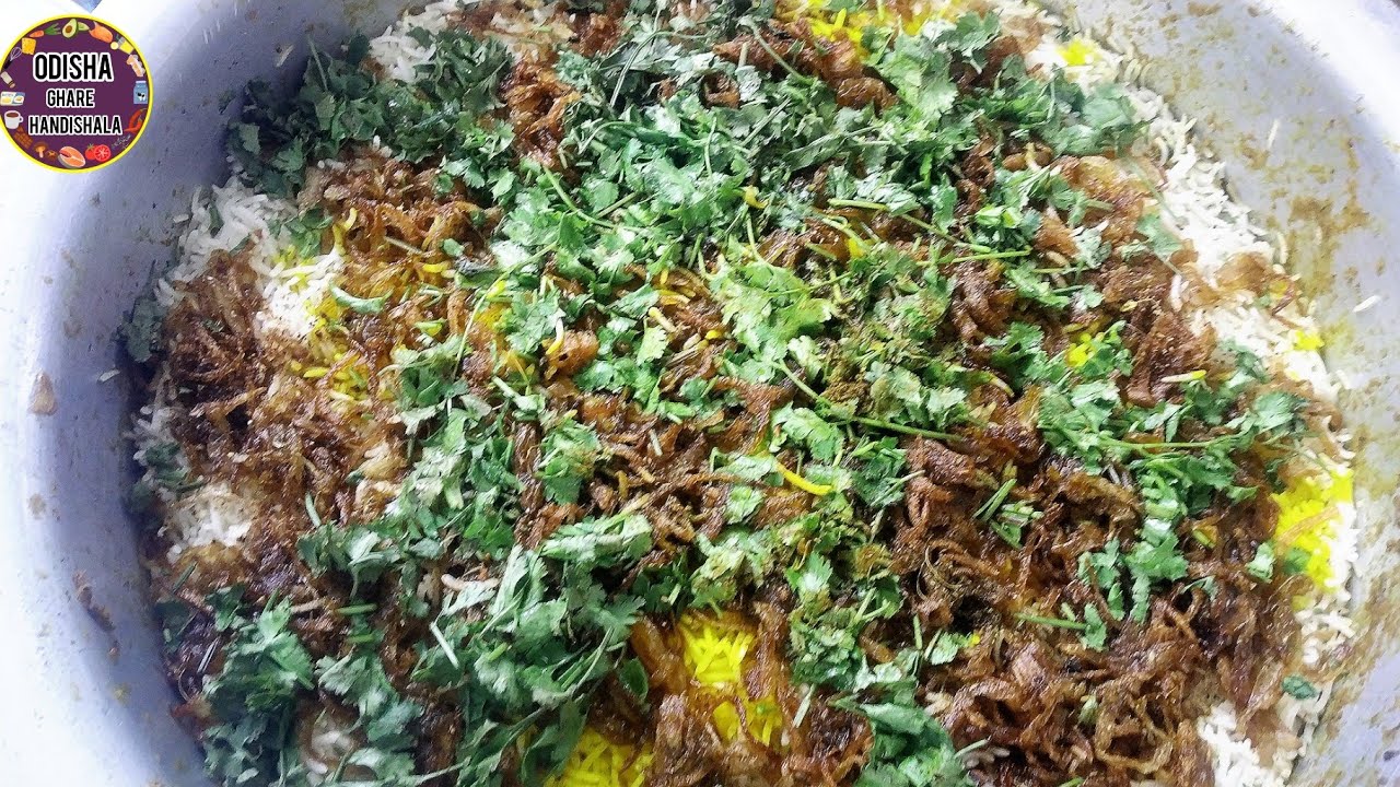 5kg Chicken Dum Biryani Recipe in Odia#ODGH @OdishaGharaHandishala
