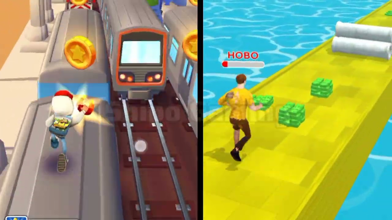 Subway surfers and money run new update review gameplay 