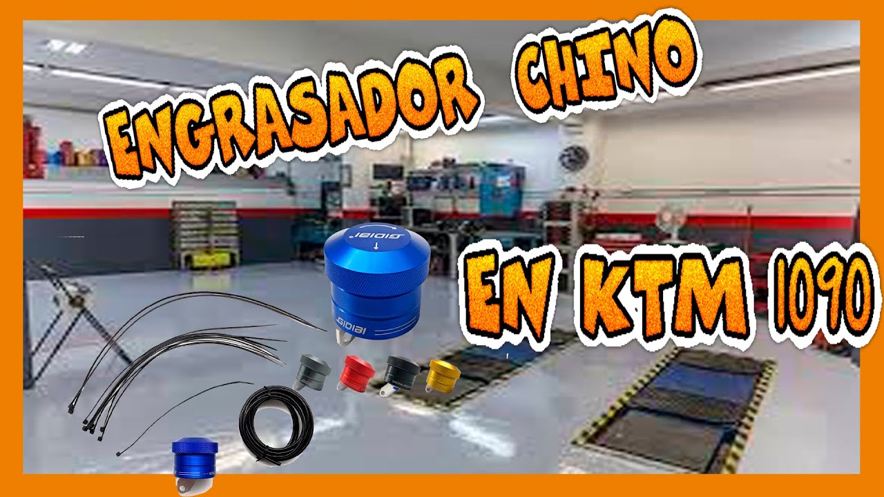 🛠Engrasador de cadena chino para mi KTM 1090❗❗
