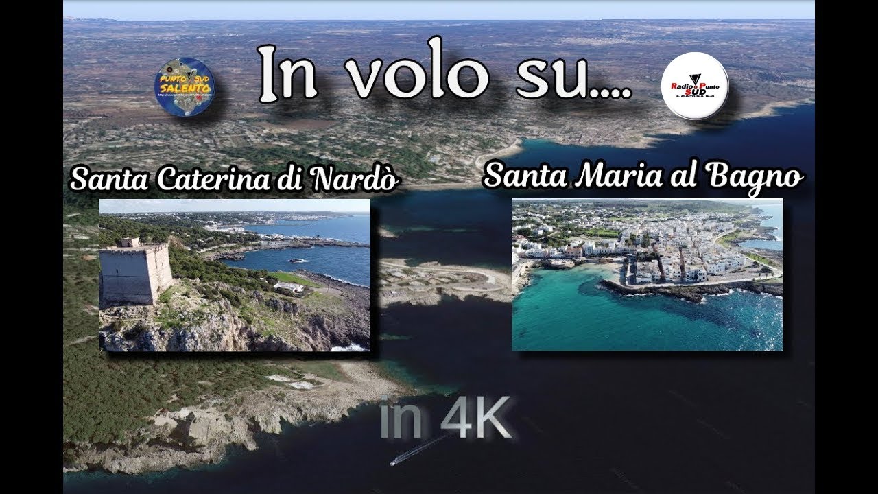 Santa Caterina e Santa Maria al Bagno: le splendide marine salentine di Nardò riprese da drone in 4K