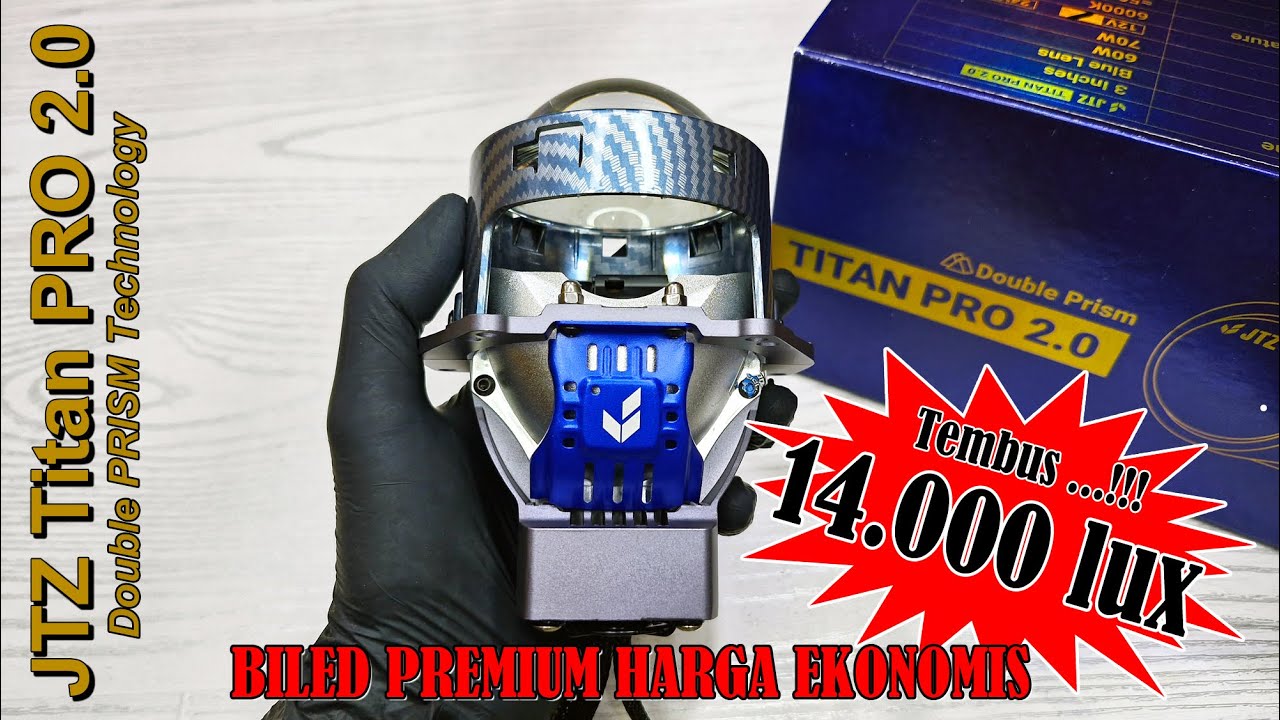 Biled Premium Harga Ekonomis !!! Review Biled JTZ Titan Pro 2.0 Double Prism