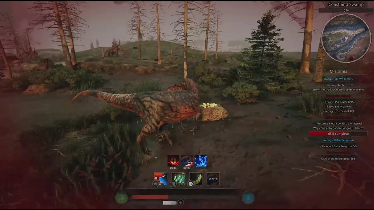 Path of Titans | Daspletosaurus hunting in RIPARIA