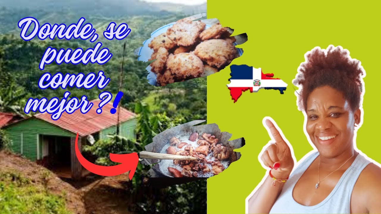 DONDE SE PUEDE COMER MEJOR... ? !  CUBANA REACCIONA A LA VIDA DEL CAMPO EN RD