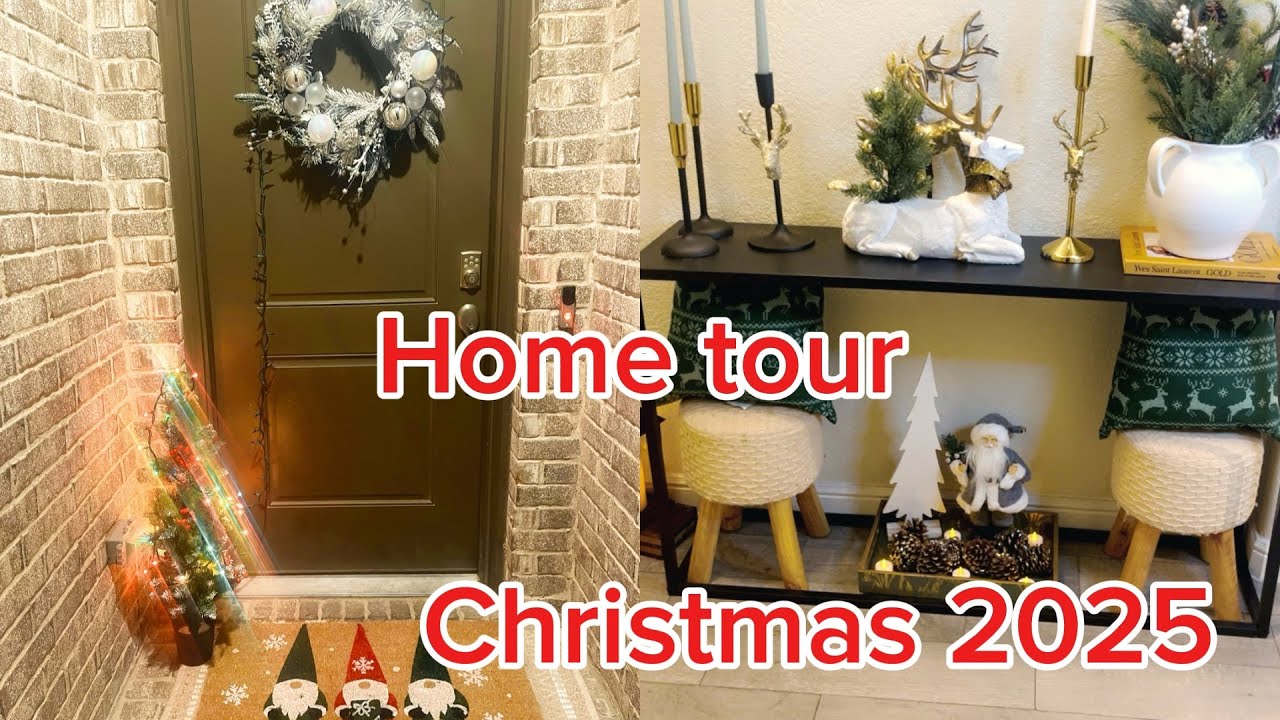 *Home * tour🎄decoration mon entre est du nouveau dans mon salon #christmas #2025 #motivation #decor 