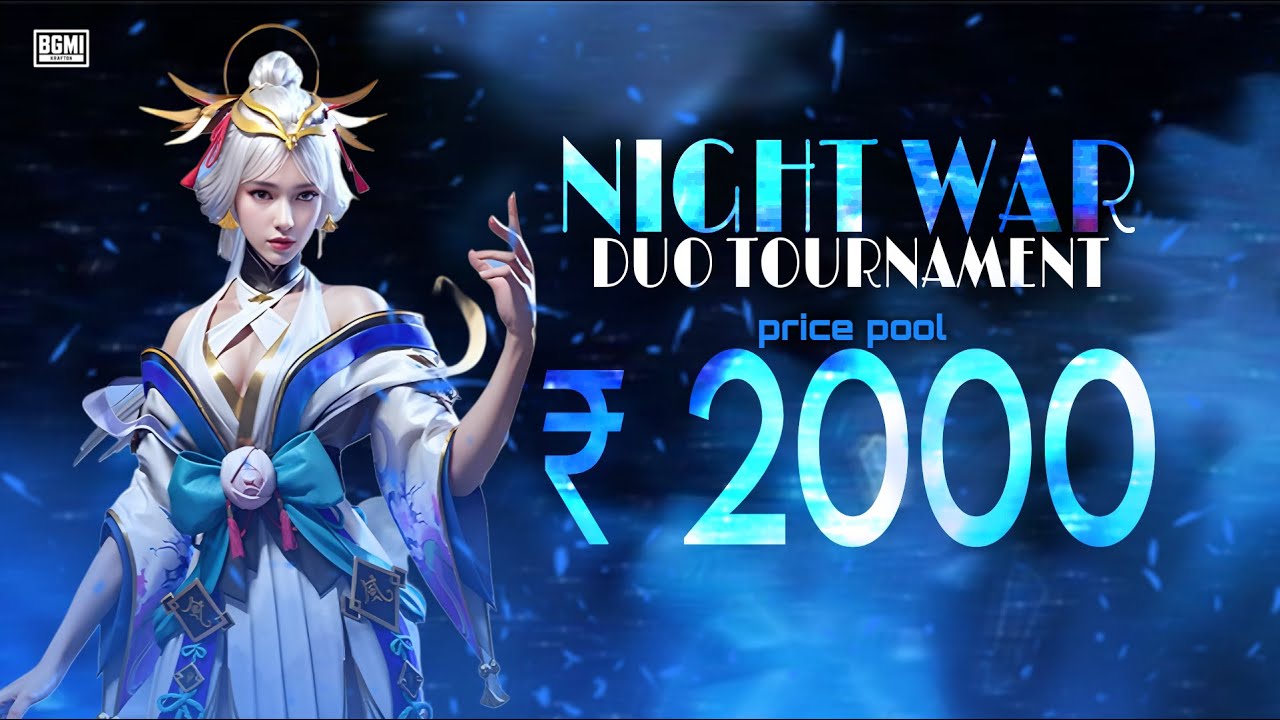 NIGHT WAR DUO TOURNAMENT 🔥🔥 | BGMI LIVE | Midnight Gaming