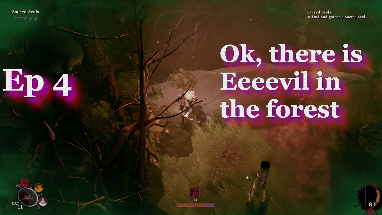 Peregrino - Lets Play Ep 4 - Tentacle monsters & Fishing - Thicked of the Meek - Lake of Reflection