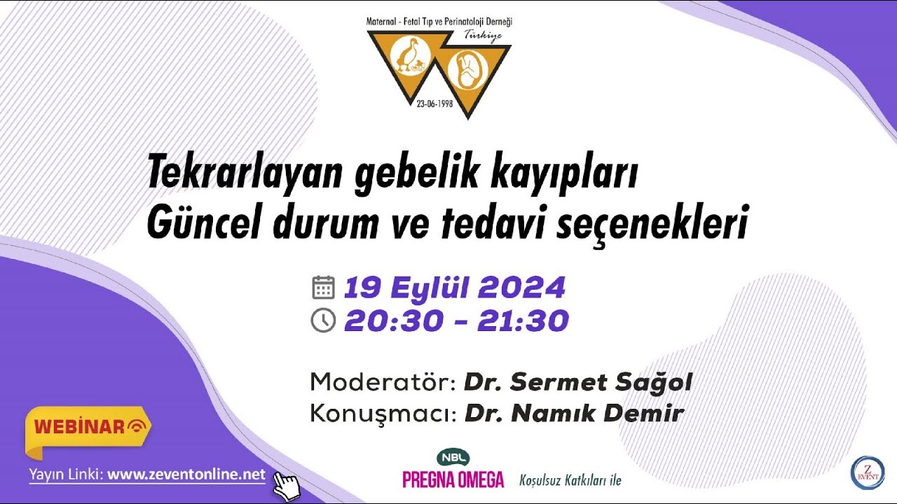 Tekrarlayan Gebelik Kayıpları; Güncel durum ve tedavi seçenekleri