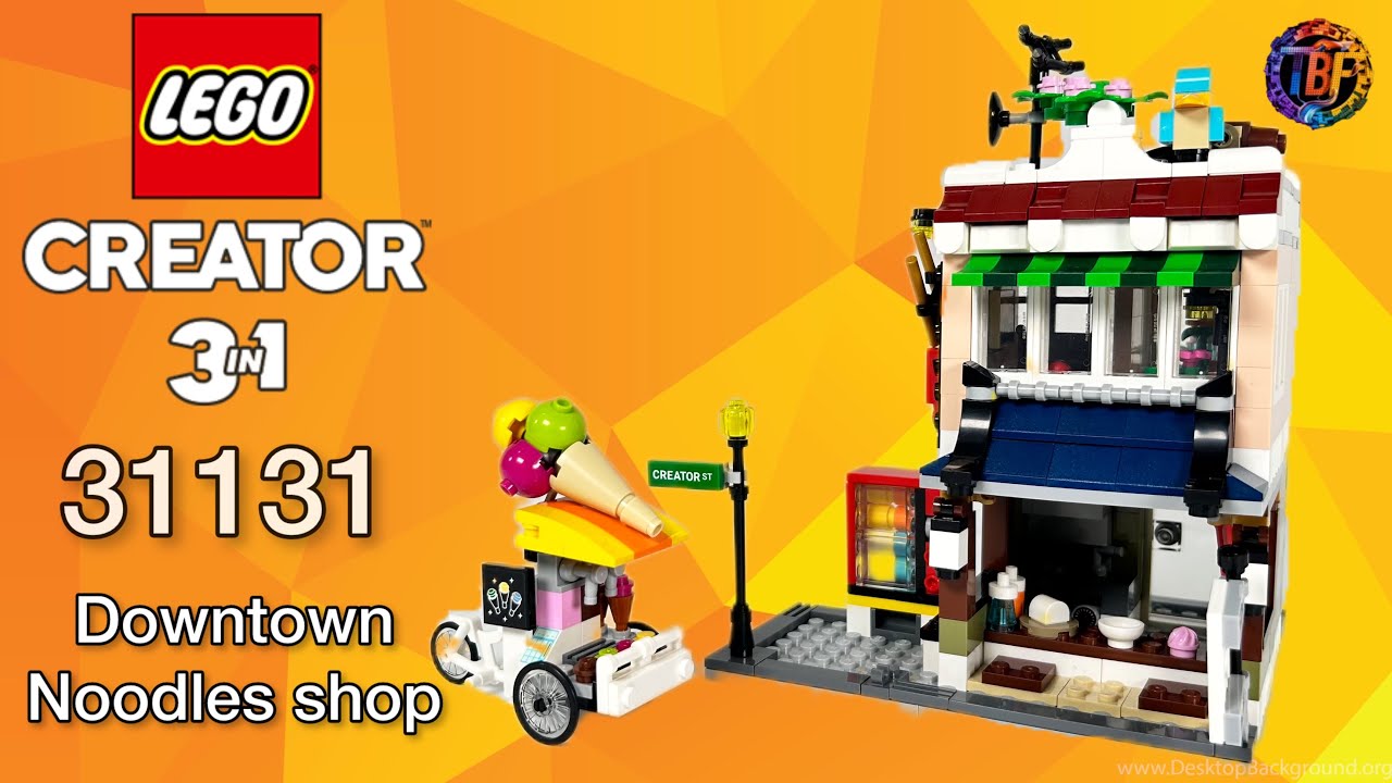 Lego Downtown Noodles Shop Speed Build & Review | Lego Creator 3 in 1 31131  - ToyBrickFusion