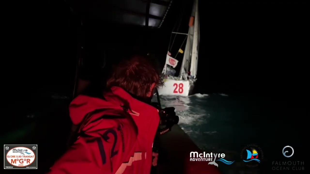 Historic Arrival! Renaud Stitelmann Wins the McIntyre Mini Globe Race in a 19ft Boat | LIVE Arrival 