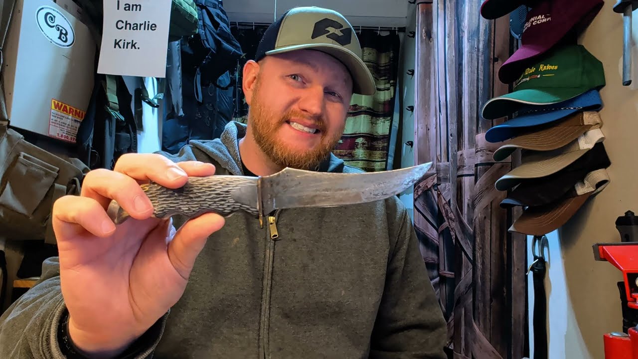 Bringing a Vintage Schrade Hunting Knife Back to Sharp
