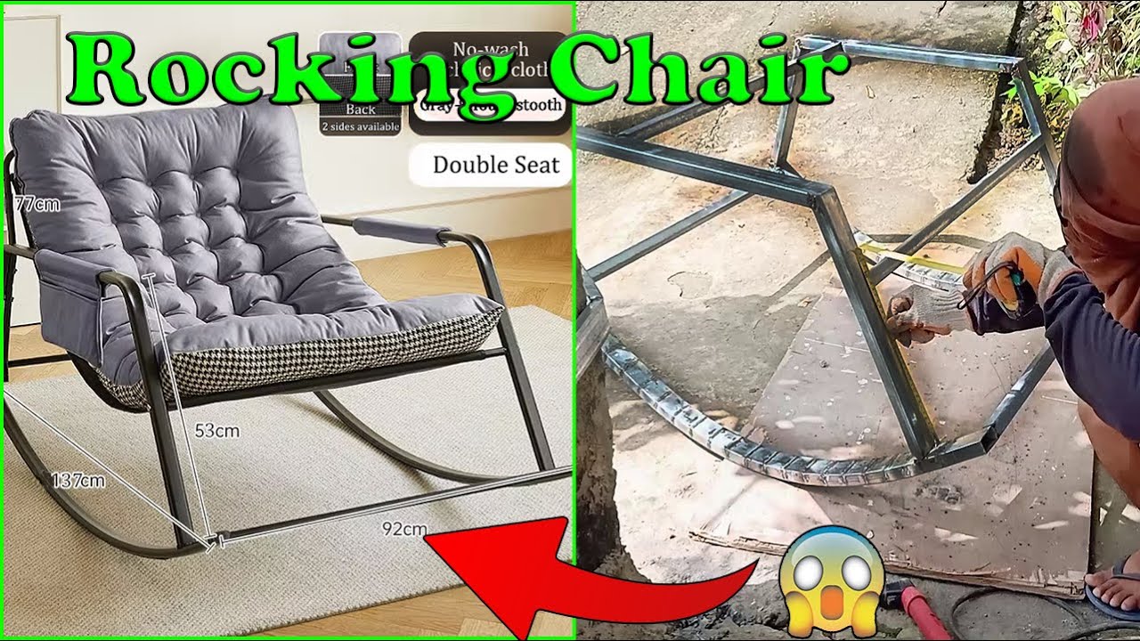 Rocking chair tubular 1x2 1.5mm | DIY Low budget.