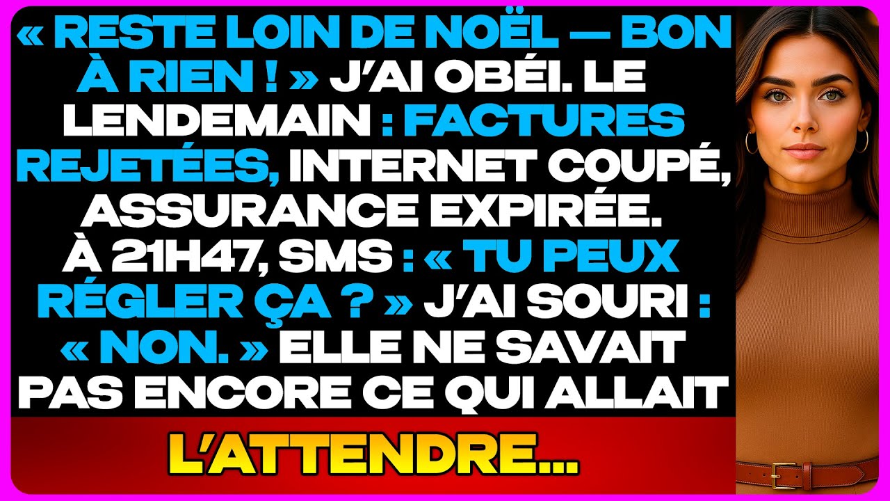 Ma Mère M’A Dit : « Noël, C’Est Sans Les Bons À Rien. » Le Lendemain, Elle A Tout Perdu...