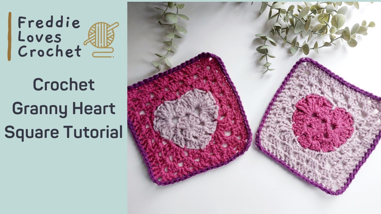 Granny Heart Square tutorial