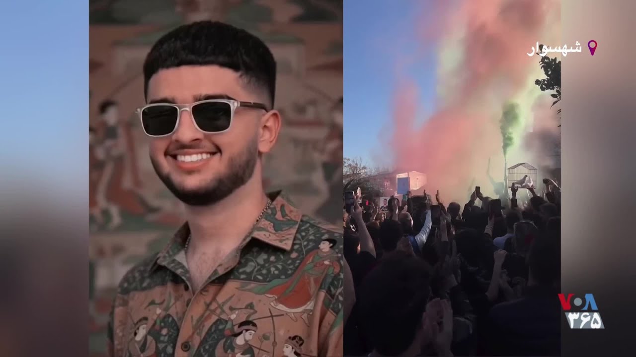 سخنرانی مادر سورنا گلگون در چهلمین روز کشته شدن او در حضور گسترده مردم