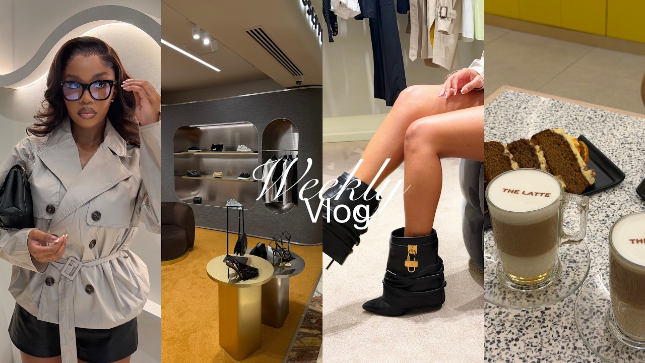 Еженедельный видеоблог | Роскошный шопинг | Кафе Марка Джейкобса | Урок по прическам | Мероприяти...