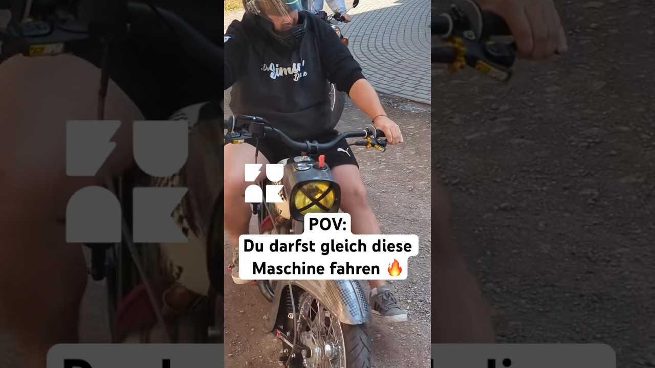 Herzklopfen: Simson fahren mit @simsonbande 😊 #shorts
