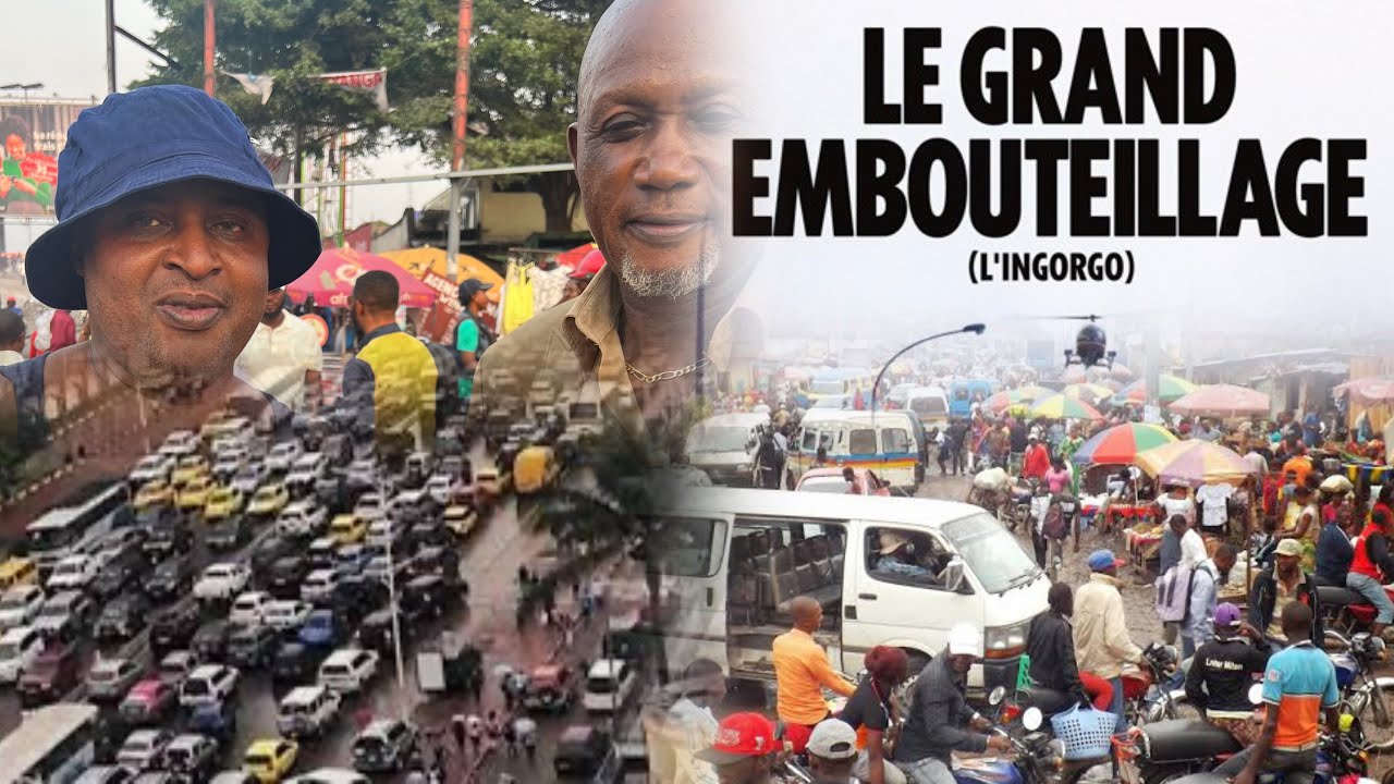 À KINSHASA SANS MOTO EMBOUTEILLAGE SUR EMBOUTEILLAGE UNE RÉALITÉ BOLANDA WEWA