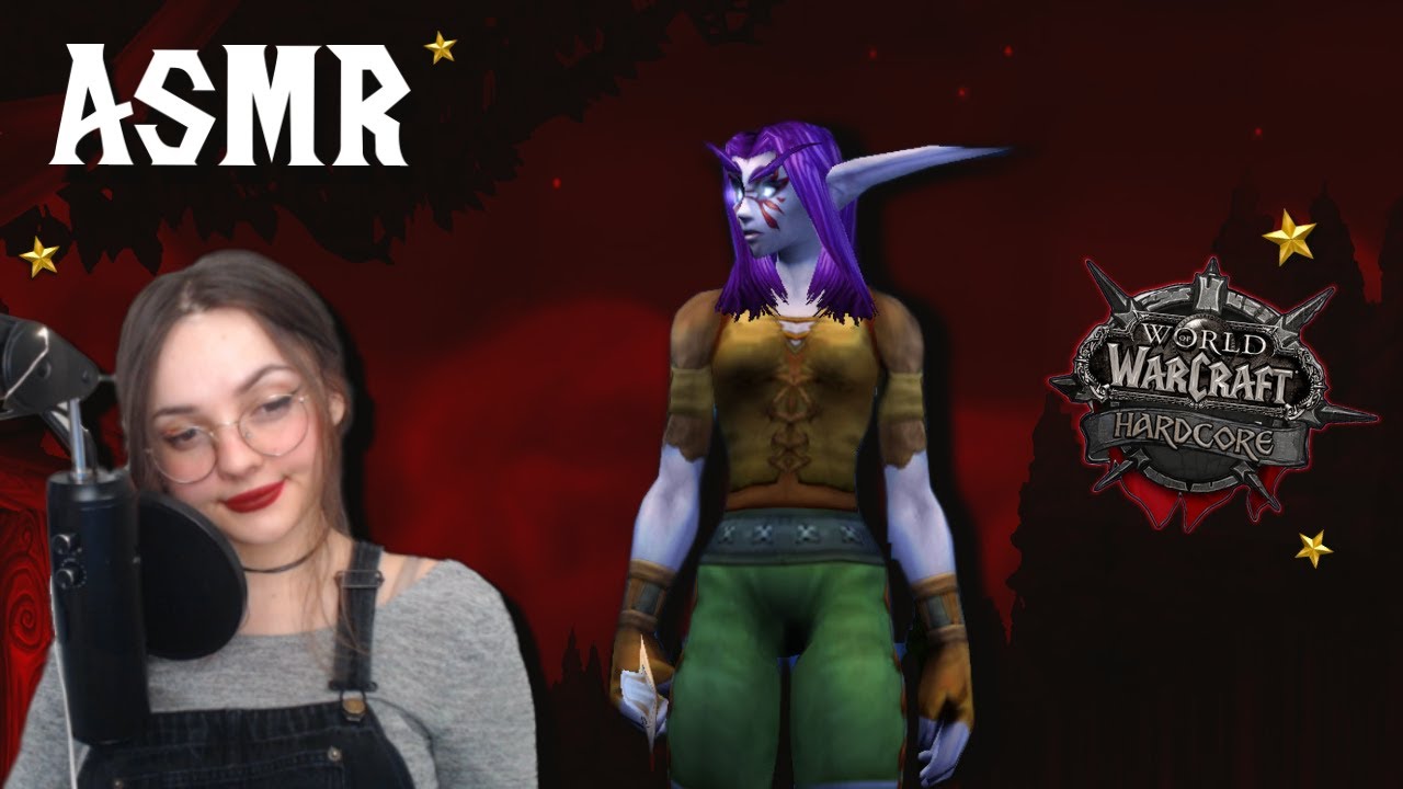 ASMR Classic WoW HC Challenge # 2 ~ Leveling in Teldrassil ~ in-game ambience