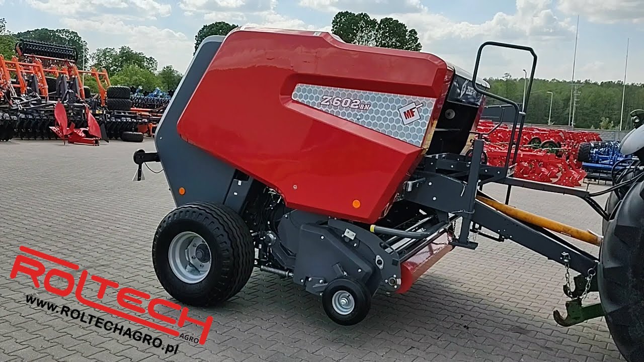 Prasa Belująca Zwijająca Walcowo-Łańcuchowa METAL-FACH Z602-RN Rotor Noże - ROLTECH Poniaty Wielkie